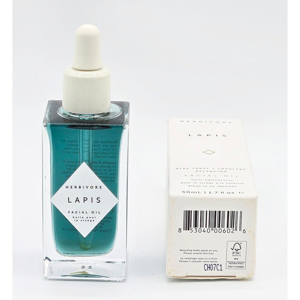 Herbivore Lapis Facial Oil Unisex 1.7 oz Blue New Balancing Blue Tansy Squalane - Picture 5 of 5